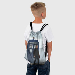 Рюкзак-мешок Доктор кто, цвет: 3D-принт — фото 2