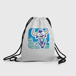 Рюкзак-мешок Телец: Taurus, цвет: 3D-принт