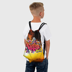 Рюкзак-мешок Miami Beach, цвет: 3D-принт — фото 2