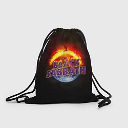 Рюкзак-мешок Black Sabbath земля в огне, цвет: 3D-принт