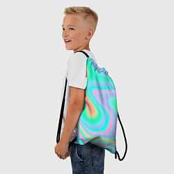 Рюкзак-мешок Светлые узоры, цвет: 3D-принт — фото 2