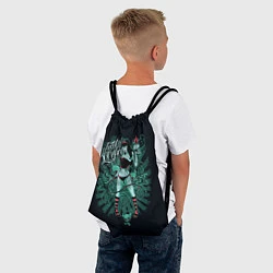 Рюкзак-мешок Темная дьяволица, цвет: 3D-принт — фото 2