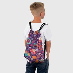Рюкзак-мешок Цветочный взрыв, цвет: 3D-принт — фото 2