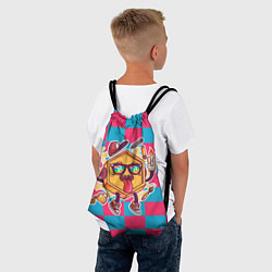 Рюкзак-мешок Творческий гексагон, цвет: 3D-принт — фото 2