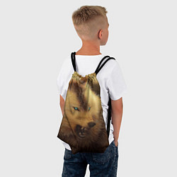Рюкзак-мешок Волчий оскал, цвет: 3D-принт — фото 2
