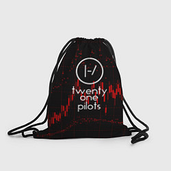 Рюкзак-мешок Twenty one pilots, цвет: 3D-принт