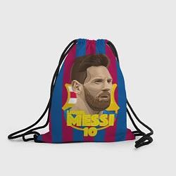 Рюкзак-мешок FCB Lionel Messi, цвет: 3D-принт