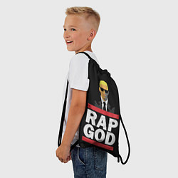Рюкзак-мешок Rap God Eminem, цвет: 3D-принт — фото 2