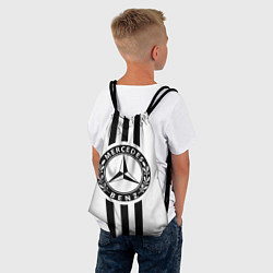 Рюкзак-мешок Mercedes-Benz White, цвет: 3D-принт — фото 2