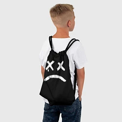 Рюкзак-мешок Lil Peep: RIP Smile, цвет: 3D-принт — фото 2