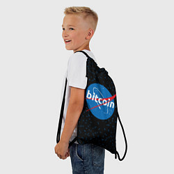 Рюкзак-мешок Bitcoin NASA, цвет: 3D-принт — фото 2