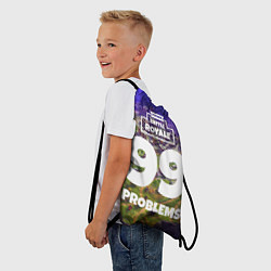 Рюкзак-мешок Fortnite: 99 Problems, цвет: 3D-принт — фото 2
