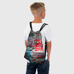 Рюкзак-мешок Glitch effect, цвет: 3D-принт — фото 2