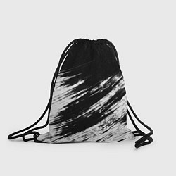Рюкзак-мешок Белый и черный, цвет: 3D-принт