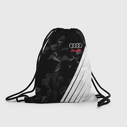 Рюкзак-мешок Audi: Black Poly, цвет: 3D-принт