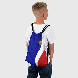 Рюкзак-мешок Герб РФ Триколор, цвет: 3D-принт — фото 2