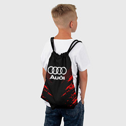 Рюкзак-мешок Audi: Red Anger, цвет: 3D-принт — фото 2