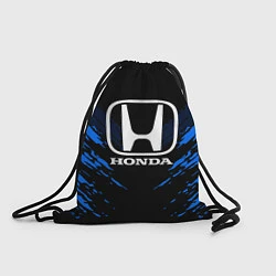 Рюкзак-мешок Honda: Blue Anger, цвет: 3D-принт