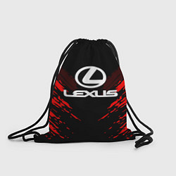 Рюкзак-мешок Lexus: Red Anger, цвет: 3D-принт