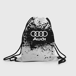 Рюкзак-мешок Audi: Black Spray, цвет: 3D-принт