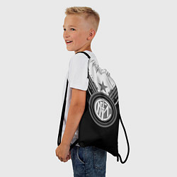 Рюкзак-мешок FC Inter: Black Style, цвет: 3D-принт — фото 2