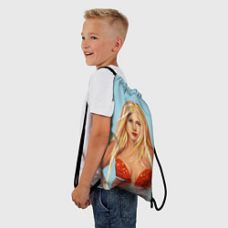 Рюкзак-мешок Дженнифер Энистон, цвет: 3D-принт — фото 2