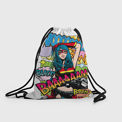 Рюкзак-мешок Pop Art Baaaam, цвет: 3D-принт