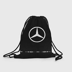 Рюкзак-мешок Mercedes: Black Abstract, цвет: 3D-принт