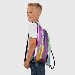 Рюкзак-мешок Цветные полосы, цвет: 3D-принт — фото 2