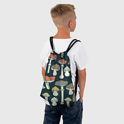 Рюкзак-мешок Грибной лес, цвет: 3D-принт — фото 2
