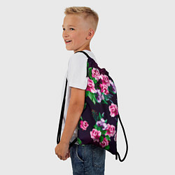 Рюкзак-мешок Розы во тьме, цвет: 3D-принт — фото 2