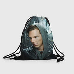 Рюкзак-мешок Камбербэтч в капюшоне, цвет: 3D-принт