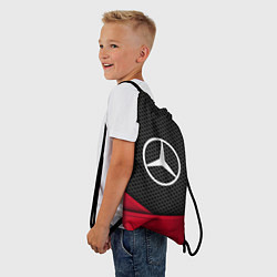 Рюкзак-мешок Mercedes Benz: Grey Carbon, цвет: 3D-принт — фото 2