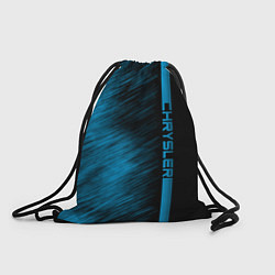 Рюкзак-мешок Chrysler синие полосы, цвет: 3D-принт