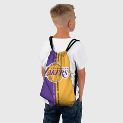 Рюкзак-мешок NBA: LA Lakers, цвет: 3D-принт — фото 2