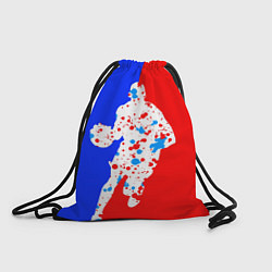 Рюкзак-мешок Уличный баскетболист, цвет: 3D-принт