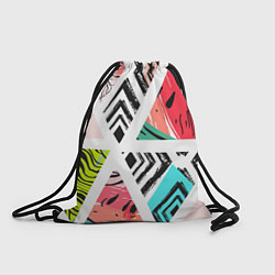 Рюкзак-мешок Тропическое ассорти, цвет: 3D-принт