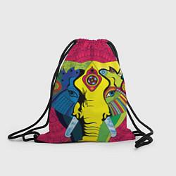Рюкзак-мешок Индийский слон, цвет: 3D-принт