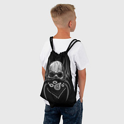 Рюкзак-мешок Череп гангстера, цвет: 3D-принт — фото 2