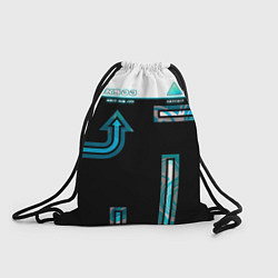 Рюкзак-мешок Detroit: RK900 Street style, цвет: 3D-принт