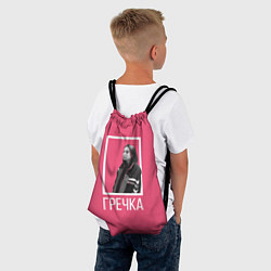 Рюкзак-мешок Гречка: розовое настроение, цвет: 3D-принт — фото 2