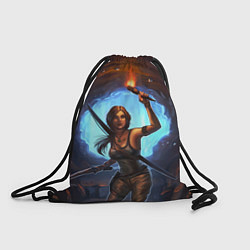 Рюкзак-мешок Tomb Raider: Cave, цвет: 3D-принт