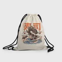 Рюкзак-мешок Great Sushi Dragon, цвет: 3D-принт