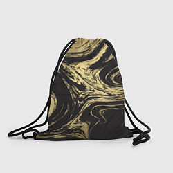 Рюкзак-мешок Золотой мрамор, цвет: 3D-принт