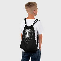 Рюкзак-мешок Хэллоуинский скелет, цвет: 3D-принт — фото 2