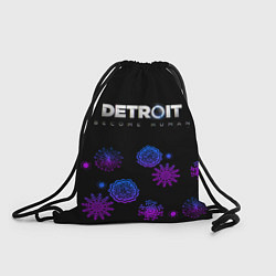 Рюкзак-мешок Detroit: Become Human, цвет: 3D-принт