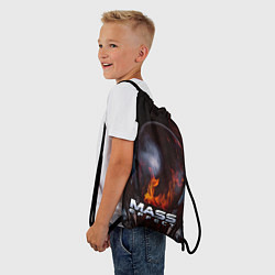 Рюкзак-мешок Mass Effect, цвет: 3D-принт — фото 2