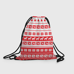 Рюкзак-мешок Dota 2: NY Pattern, цвет: 3D-принт