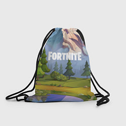 Рюкзак-мешок Fortnite: Forest View, цвет: 3D-принт