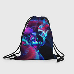 Рюкзак-мешок Akali KDA, цвет: 3D-принт